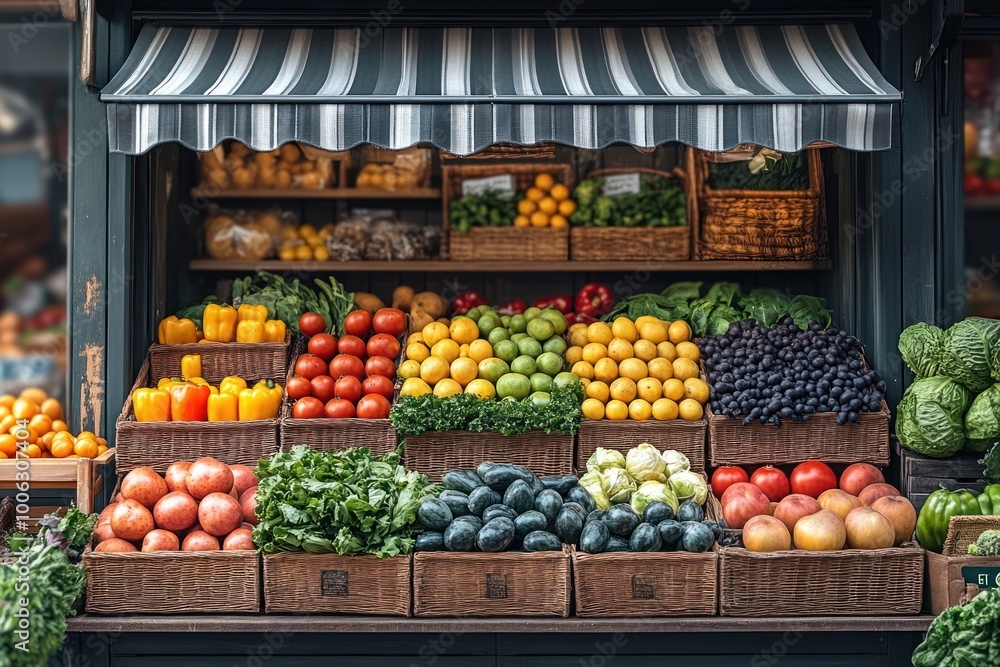 Fresh Produce Stall Fresh Produce Stall