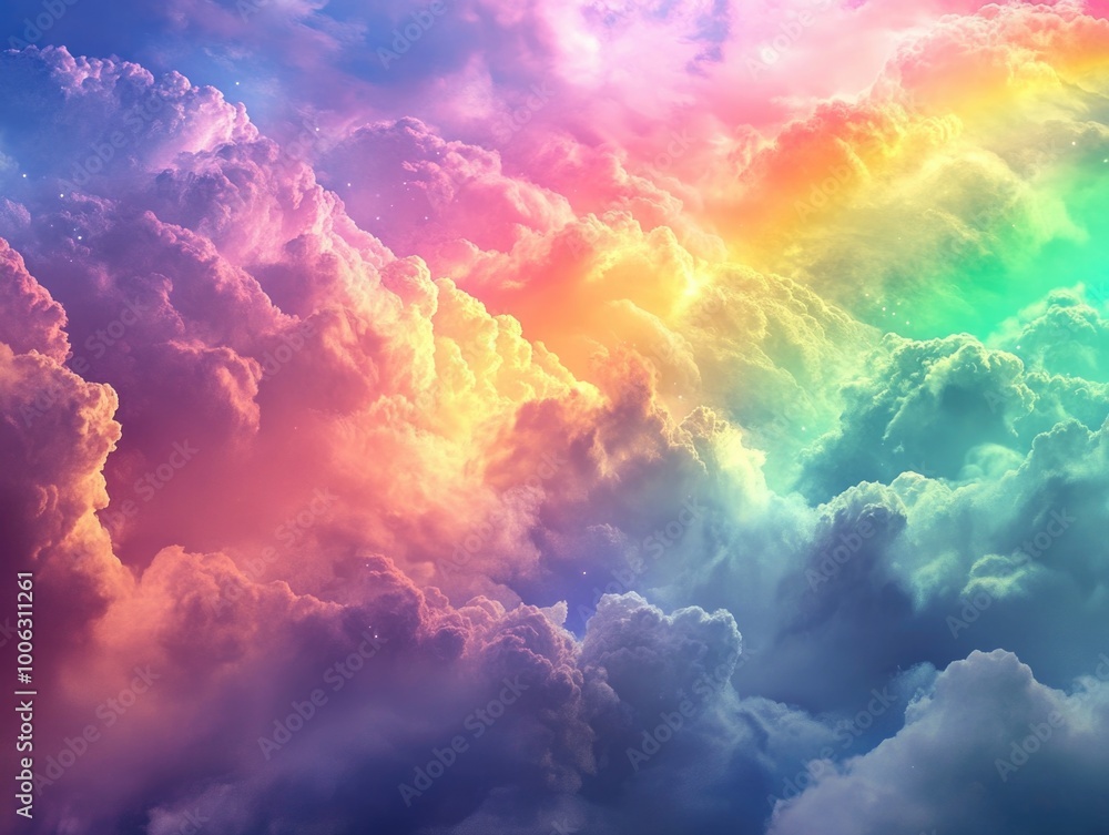 Vibrant clouds against a dark sky Vibrant clouds against a dark sky