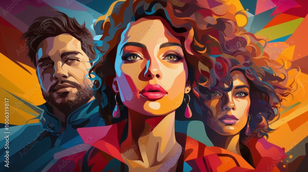 Obraz premium Diversity and Unity Illustration | Equality & Inclusion Graphic
