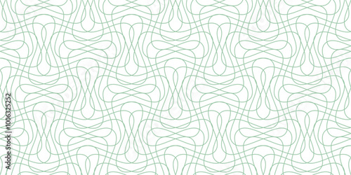 Vector certificate texture. Seamless geometric banknote pattern.