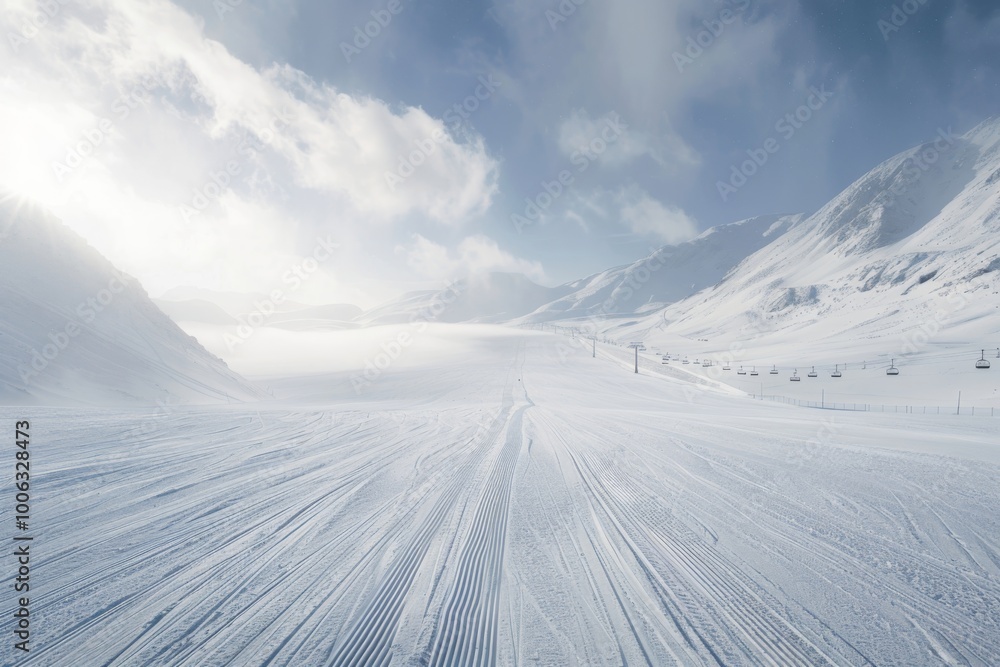 Serene Ski Slope Serene Ski Slope