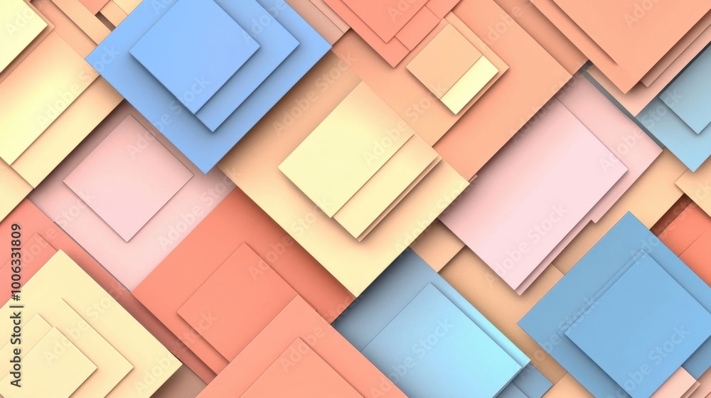 A colorful background made of squares of different colors A colorful background made of squares of different colors