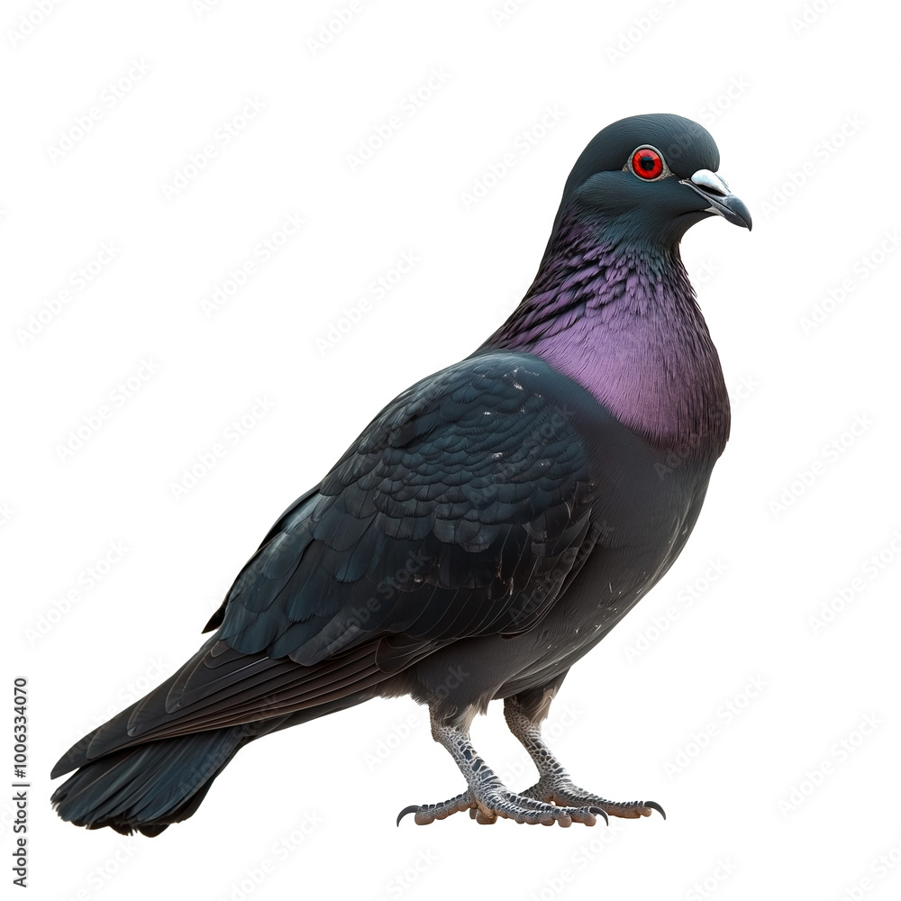 Fototapeta premium Pigeon isolated on transparent or white background