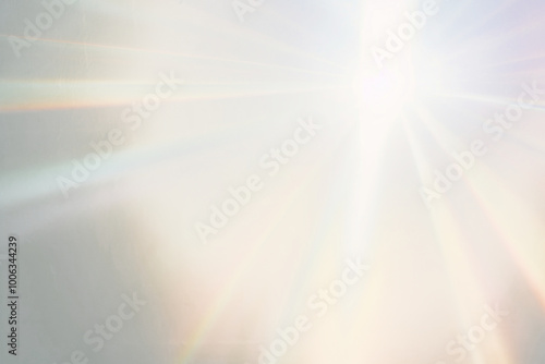 Radiant light beams png overlay effect, transparent background