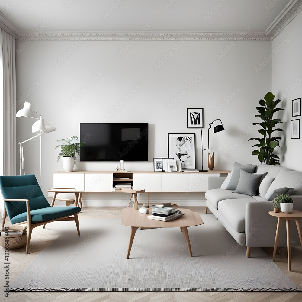 Fototapeta premium modern interior home design