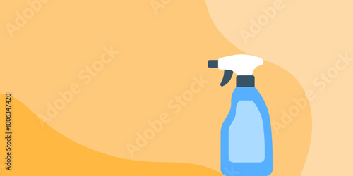 spray bottle and sponge illustration