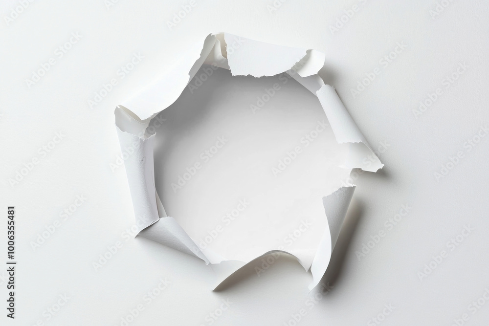 PNG Cricle hole in white paper background isolated design. PNG Cricle hole in white paper background isolated design.