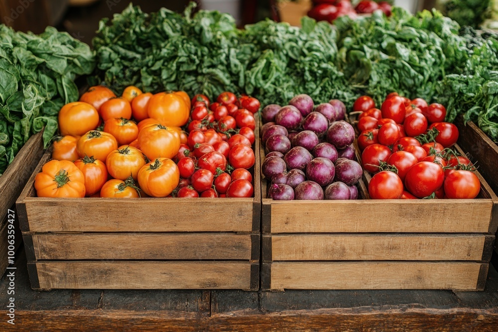 Fresh Produce at a Farmers Market Fresh Produce at a Farmers Market