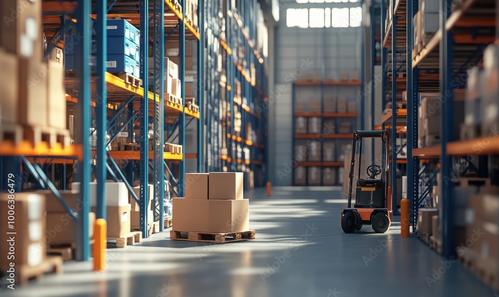 Warehouse Interior. Warehouse Interior.
