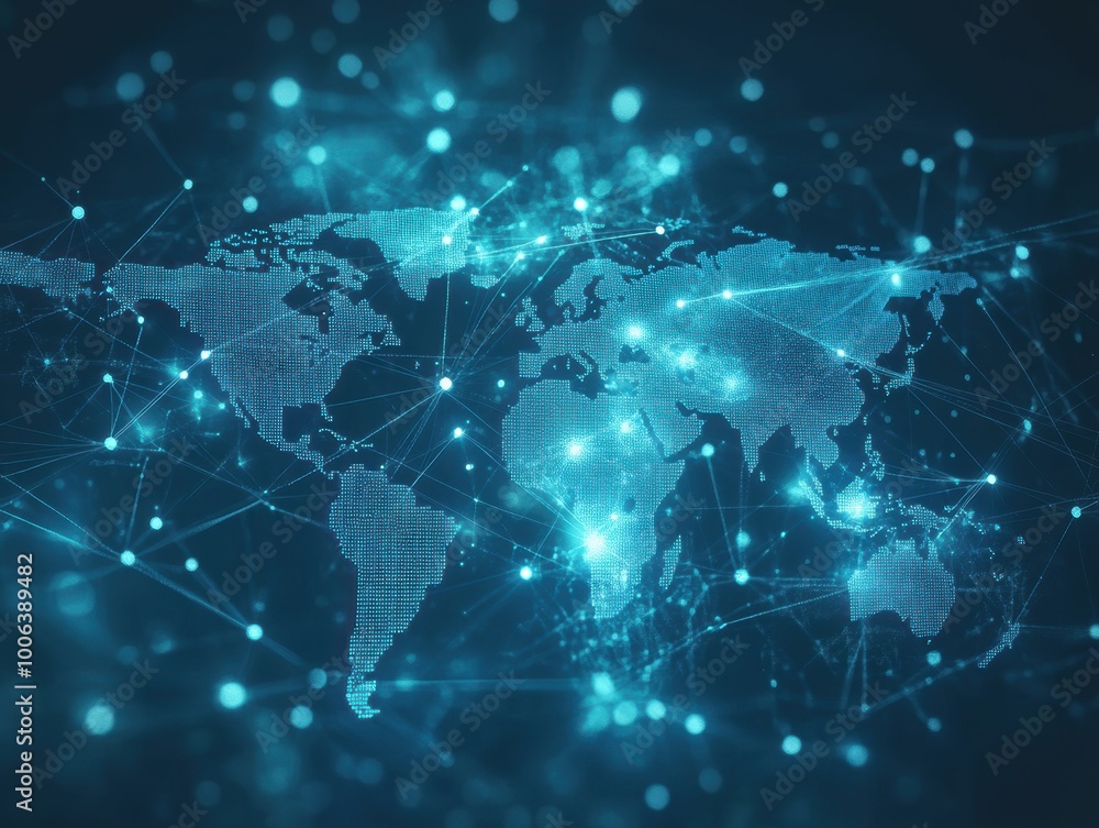 Fototapeta premium Global Network.