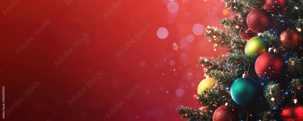 Christmas Ornament Red Backgro Christmas Ornament Red Backgro