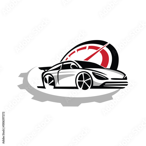 car vector concept logo template design