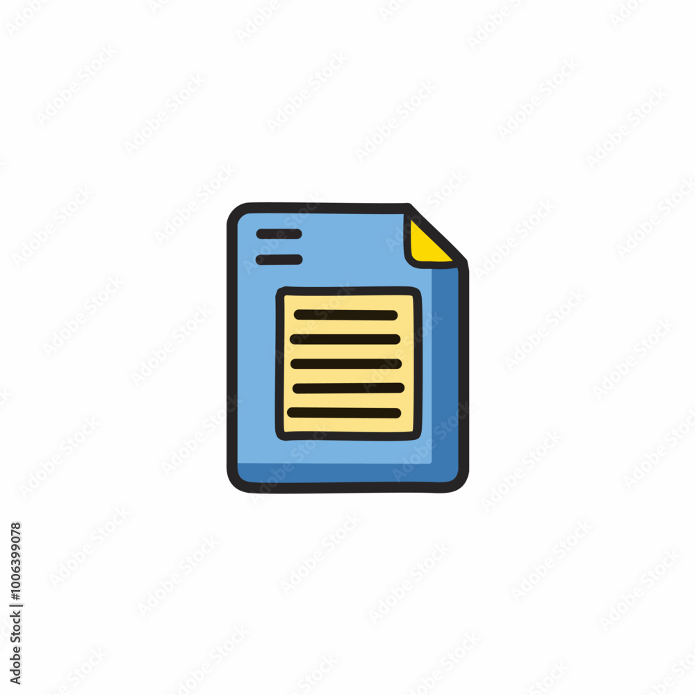 Document icon in flat style. File vector illustration on white isolated background. Paper business concept. Document icon in flat style. File vector illustration on white isolated background. Paper business concept.
