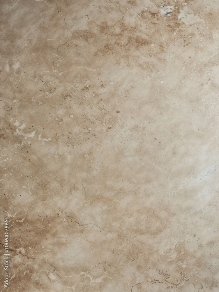 Obraz premium A close-up of a textured beige surface. The surface has a pattern of lines and dots, and appears to be made of a material that looks like metal or stone.