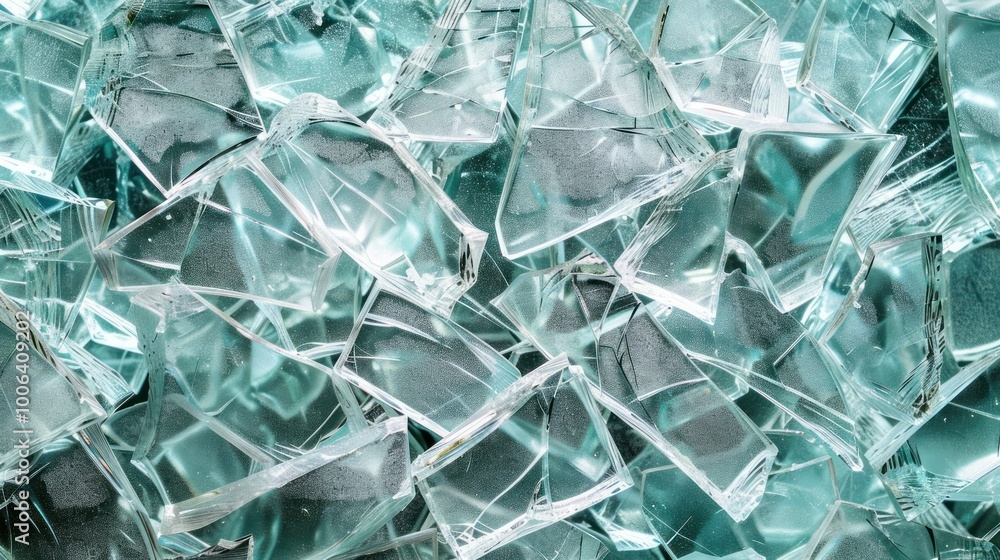 Shattered Glass Abstract