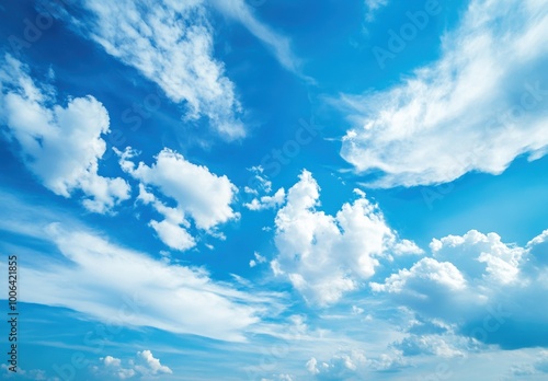 Blue Sky Clouds.