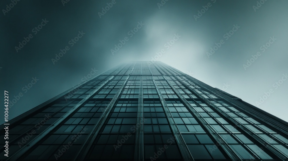 Fototapeta premium ## Modern Skyscraper Reaching for the Sky 1