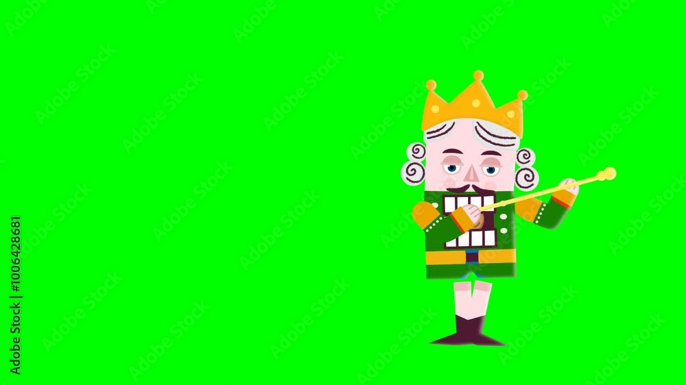 2d animated character of A male king with a golden crown and British hair and a British Seder dress dancing and rejoicing and jumping in celebration . in green screen background chroma key. 2d animated character of A male king with a golden crown and British hair and a British Seder dress dancing and rejoicing and jumping in celebration . in green screen background chroma key.