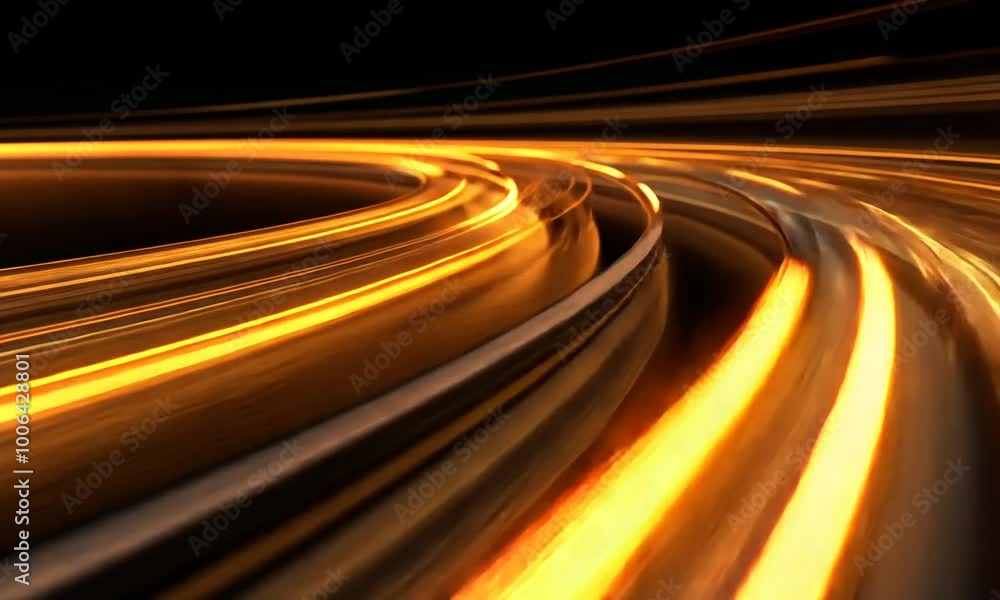 Abstract Light Trails