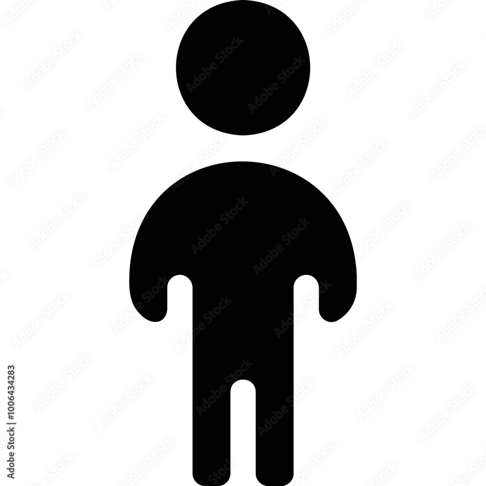 Simple vector icon person