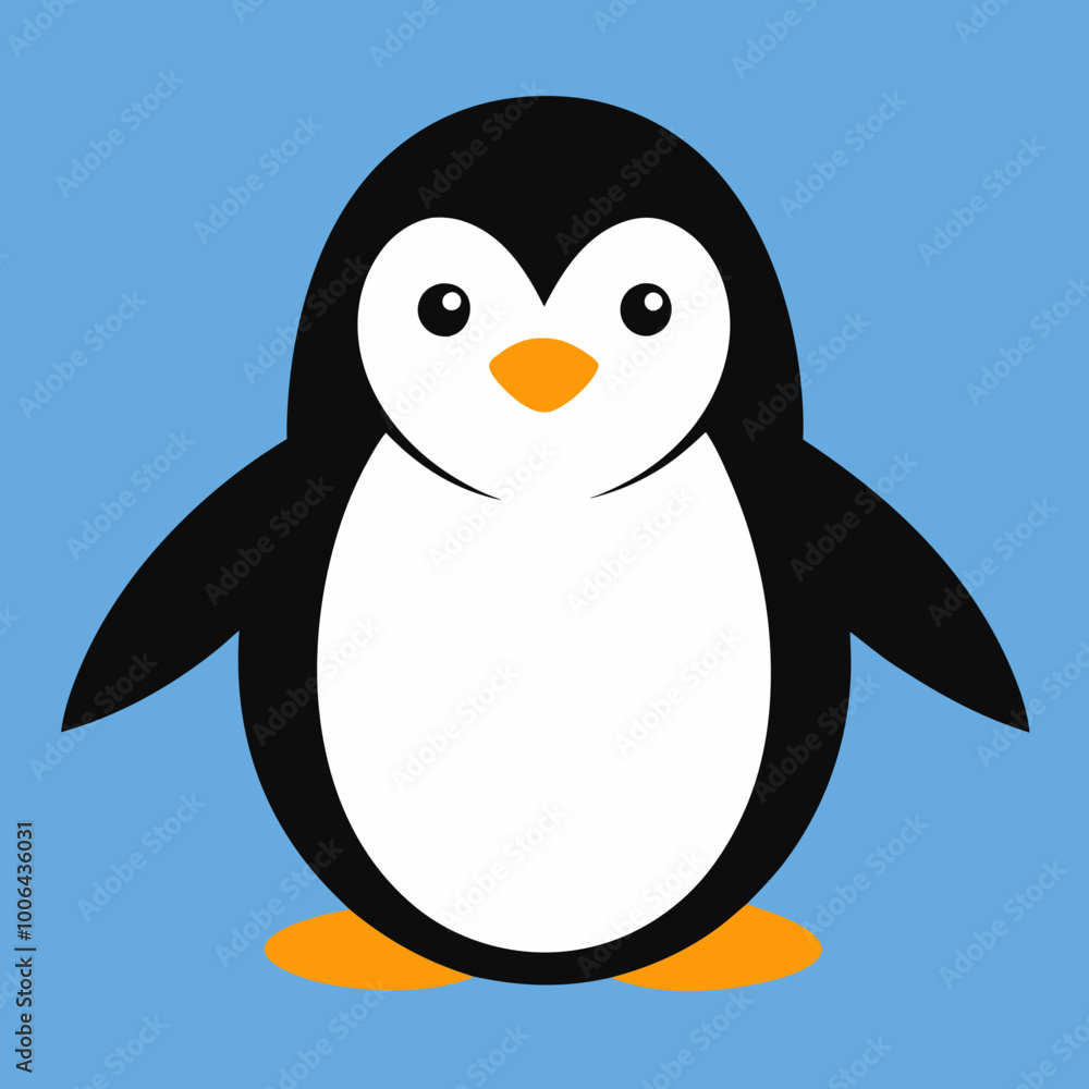 Charming Penguin Vector Graphic Great for Greeting Cards and Animal Conservation Projects
Charming Penguin Vector Graphic Great for Greeting Cards and Animal Conservation Projects