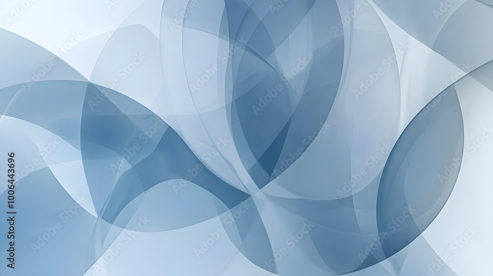 Fototapeta premium Elegant Abstract Geometric Background with Overlapping Transparent Shapes for Branding and Marketing