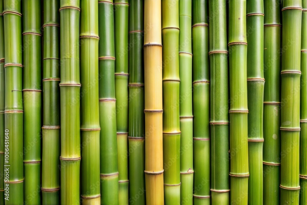 Close-up of bamboo forest with rich green texture Close-up of bamboo forest with rich green texture