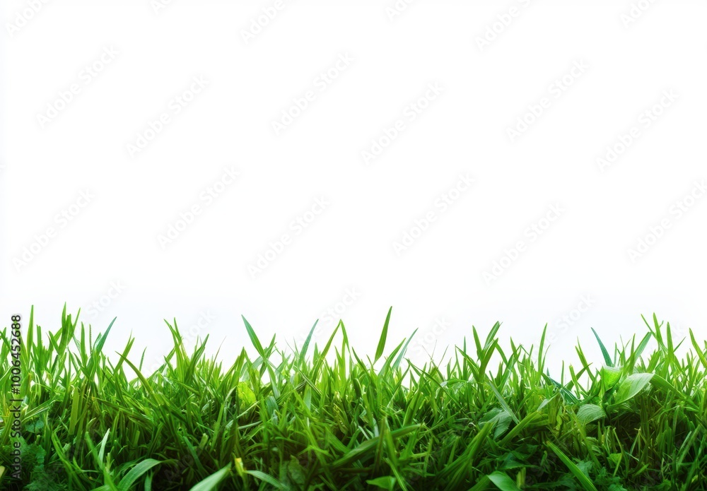Obraz premium Green Grass Border.