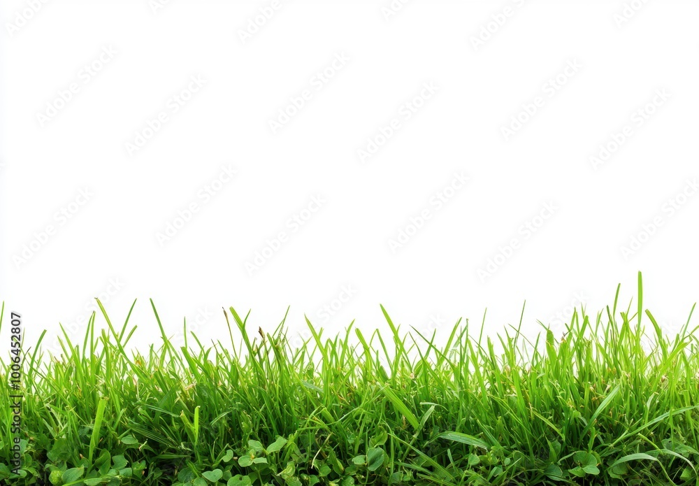 Obraz premium Green Grass Border.