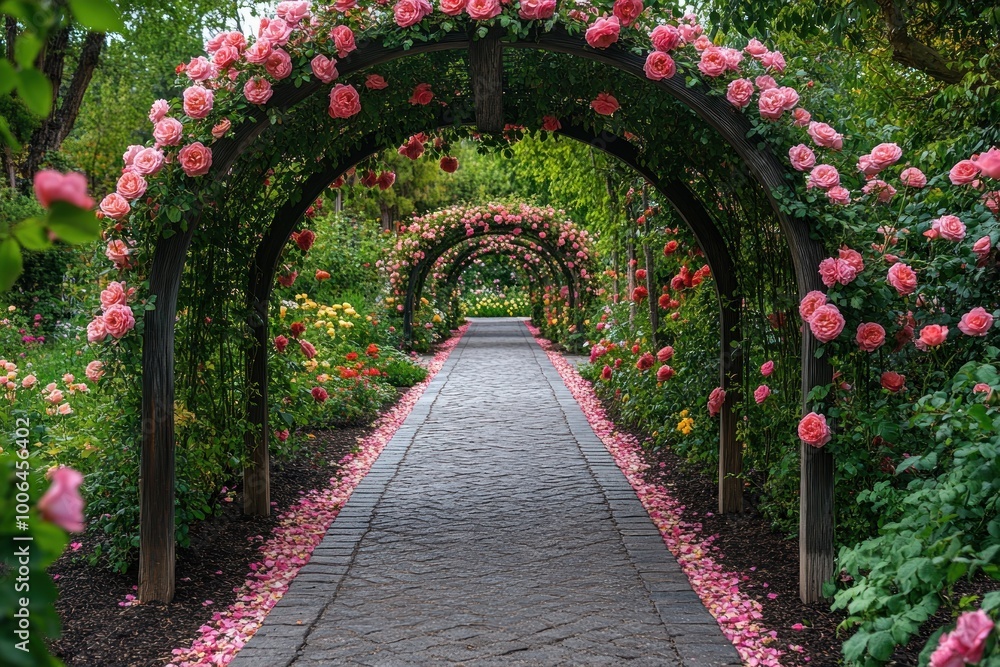 Rose Garden Pathway Rose Garden Pathway