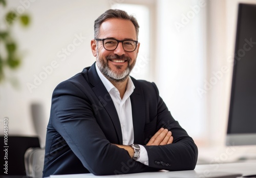 Confident Businessman.