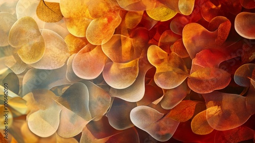 abstract orange background autumn leaves