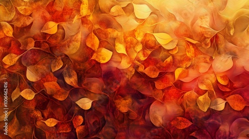 abstract orange background autumn leaves