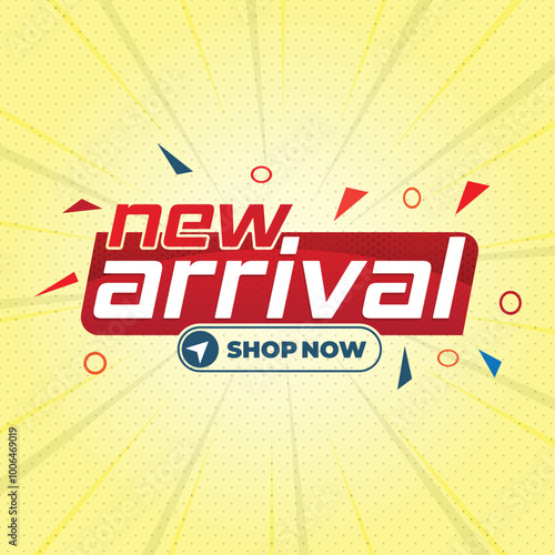 New arrival sale banner design