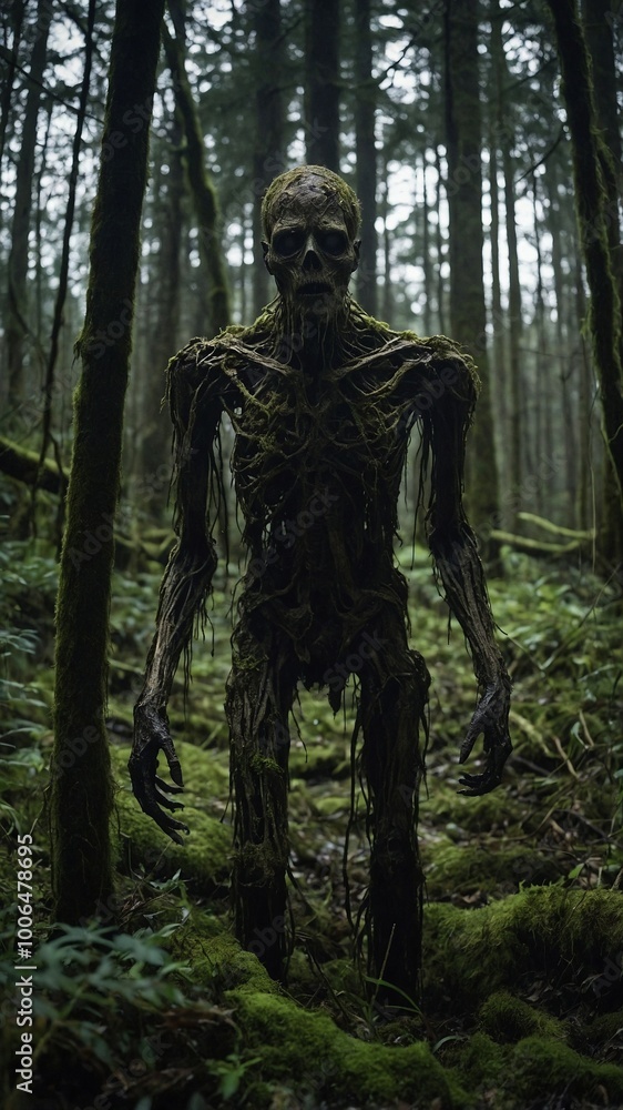 person in the forest person in the forest