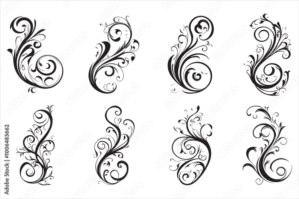 Calligraphy Decorative Symbol Vectors Calligraphy Decorative Symbol Vectors