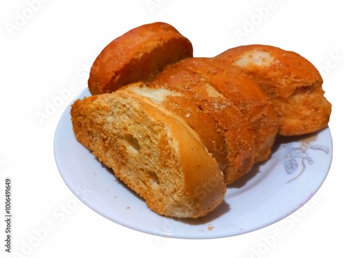 rusk with cardamom flavor, rusk on jute, rusk on cloth, rusk