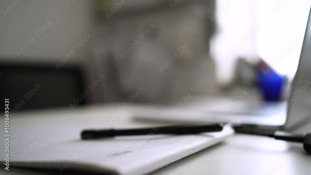 Man journaling thoughts into notebook Man journaling thoughts into notebook