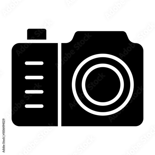 Pocket Camera Glyph Icon Design