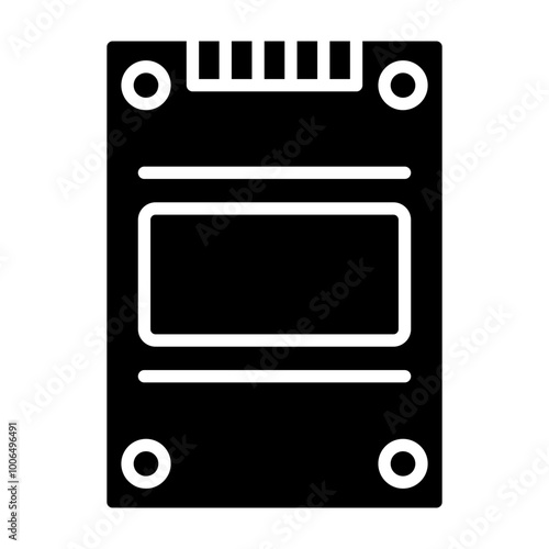 Ssd Glyph Icon Design