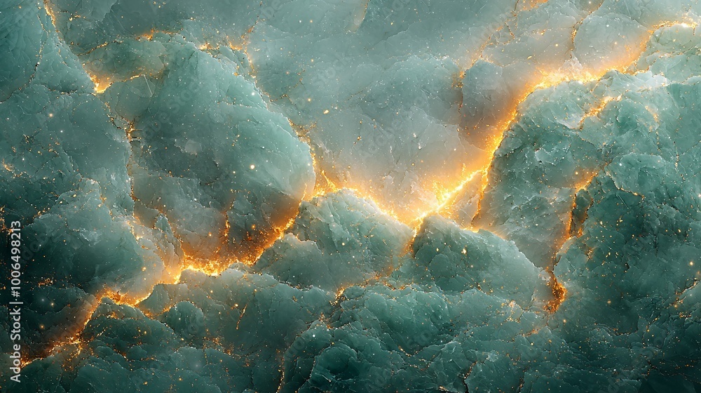 A soft, calming pastel green marble texture adorned with fine golden veins, creating a peaceful, sophisticated vibe A soft, calming pastel green marble texture adorned with fine golden veins, creating a peaceful, sophisticated vibe