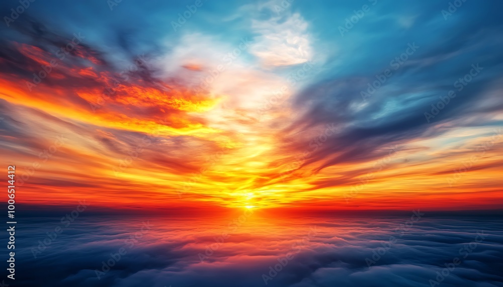 Obraz premium sunset over the sea