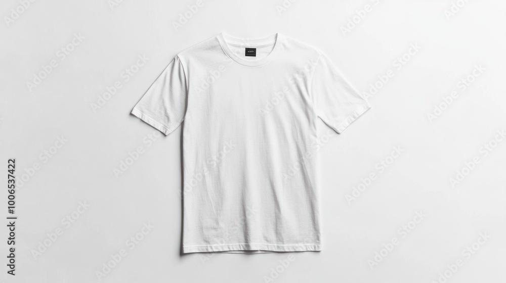 A men t-shirt with a minimalist logo, isolated on a bright white backdrop, perfect for promoting modern and understated styles A men t-shirt with a minimalist logo, isolated on a bright white backdrop, perfect for promoting modern and understated styles