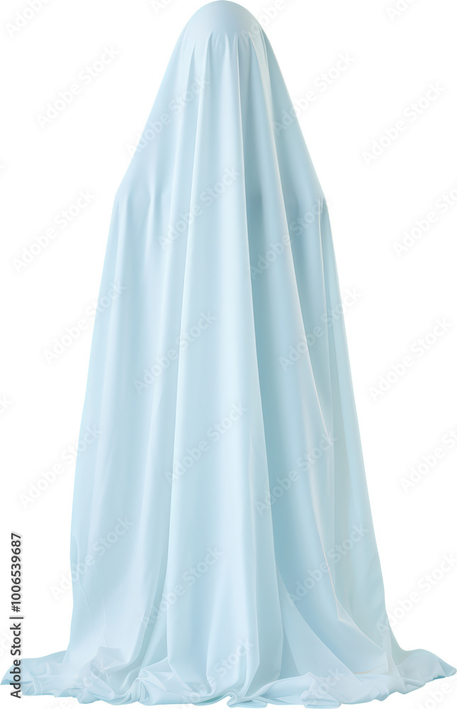 Ghostly figure in white sheet Ghostly figure in white sheet