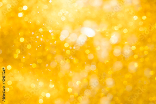 Gold abstract bokeh background