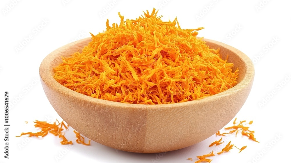 A vibrant marigold flower in full bloom, showcasing its rich orange and yellow hues. The flower’s intricate petals are beautifully detailed against a soft background, highlighting its natural beauty A vibrant marigold flower in full bloom, showcasing its rich orange and yellow hues. The flower’s intricate petals are beautifully detailed against a soft background, highlighting its natural beauty