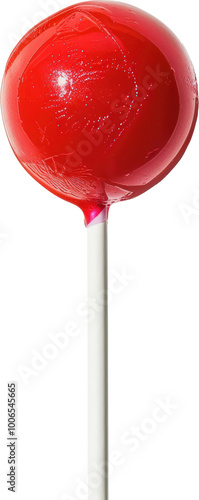 Shiny red lollipop