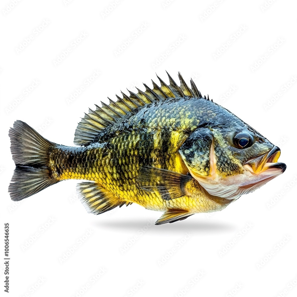 Fresh black bream fish isolated on white background Fresh black bream fish isolated on white background