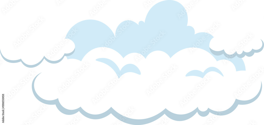 Set Of Clouds Cloud icon Vector Illustration Set Of Clouds Cloud icon Vector Illustration