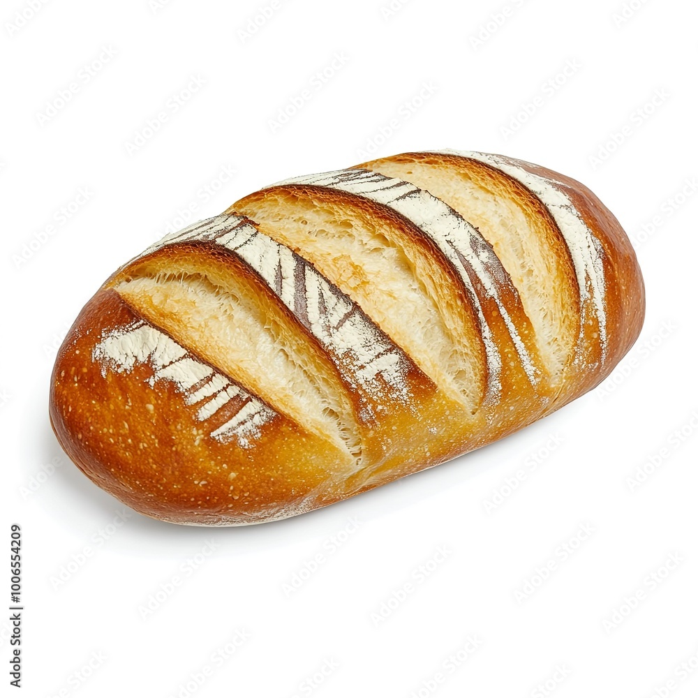 A bread products isolated on white background A bread products isolated on white background
